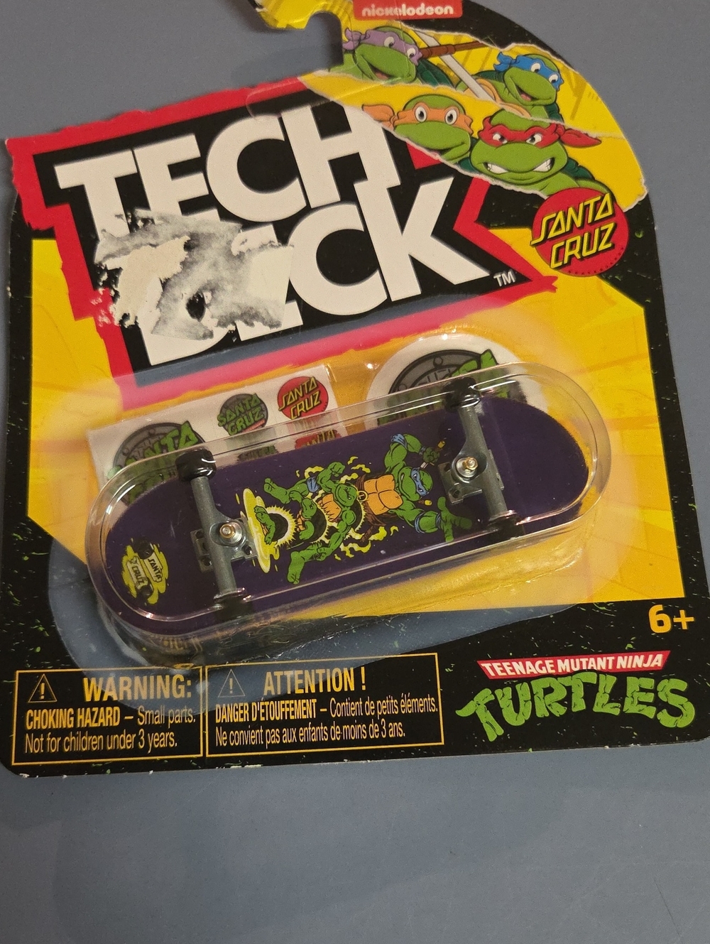 Santa Cruz Teenage Mutant Ninja Turtles Purple Mini Fingerboard